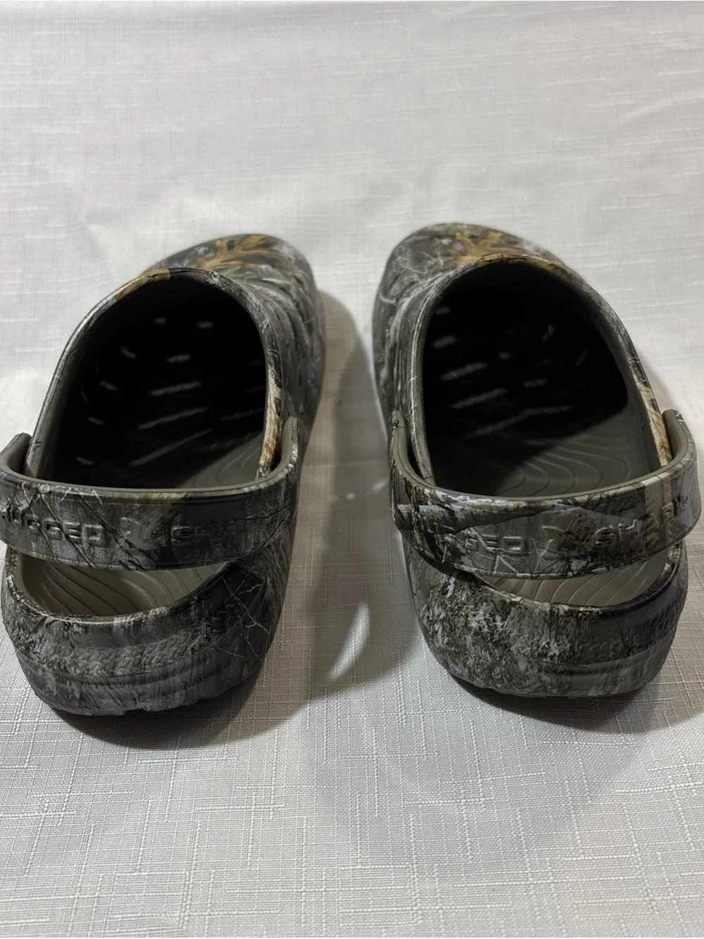 Kids Camo Water Clog - Gray/Green/Brown